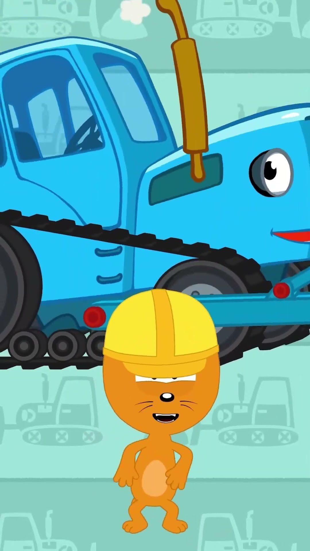 Бульдозер - новая песенка Синего трактора уже скоро! #animation #kidssong #forkids