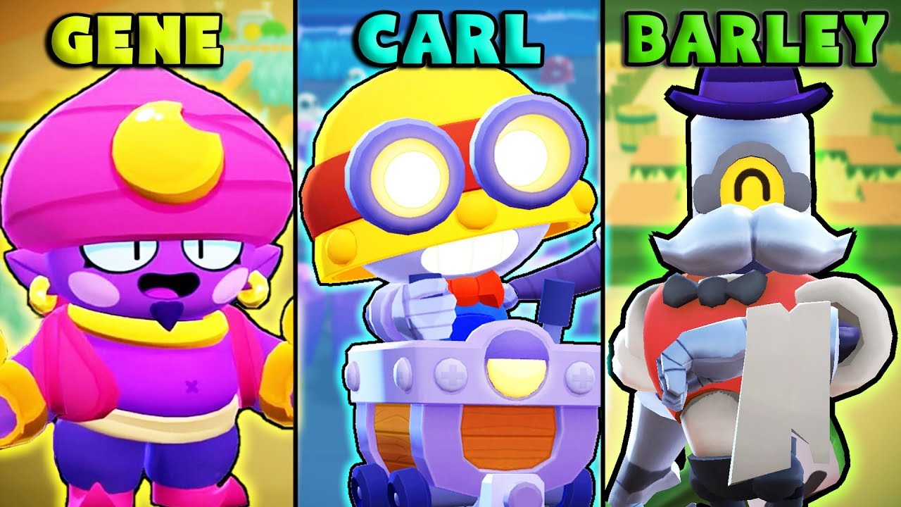 300 Iq Gene Vs 300 Iq Carl Vs 300 Iq Barley New Brawl Stars Funny Moments Glitches Fails 53 Youtube - brawl stars guise by