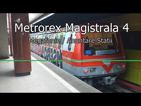 Megafonie M4 | Anuntare statii Metrou