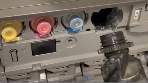 How to remove a toner cap stuck inside the machine. Ricoh MPC 3004 , IMC3000