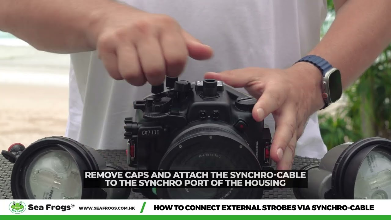 thumbnail image 2 of Vacuum Pump Housing Sony A6000 Sea Frogs OF-02 Double Synchronization Cable, Dual 5-Pin Sync Cord Fiber Optic Line To Nikonos Type Bulkhead For Seafrogs Underwater Housings Compatible With Sea Frogs Sea Sea 2 of 13