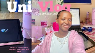 Uni Vlog | Leadership | Test week | Study Vlog | Beauty | Uni life | Uni diaries | UCT 2nd year