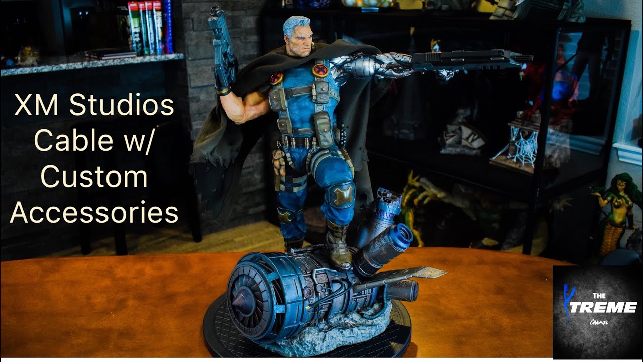 XM Studios Cable Statue Review (W/ Custom Accessories) YouTube