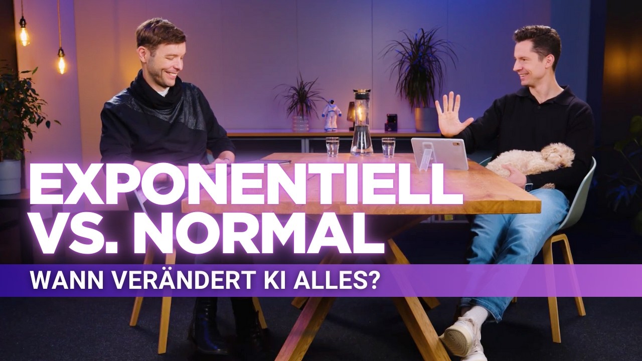 Folgen-Cover: #38: Warum KI vielleicht doch länger braucht - Exponentiell vs. Normal