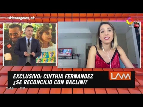 La reacción de Cinthia Fernández ante la posibilidad de volver con Martín Baclini