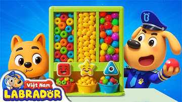 🍭 Máy làm kẹo nổ ngon tuyệt | Kẹo nổ | Hoạt hình thiếu nhi 👮 Cảnh sát trưởng Labrador Vietnam 🚔