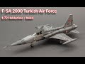 Northrop F-5A Freedom Fighter TURKISH AIR FORCE 1/72 Hobbytime / ITALERI Model Kit Full Video Build