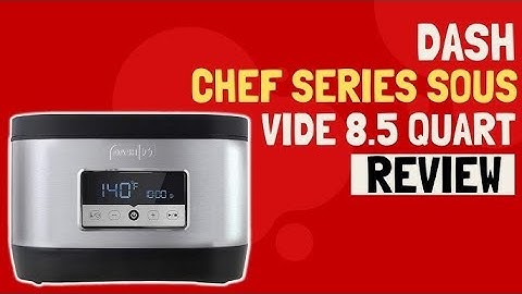 Dash Chef Series Stainless Steel Sous Vide 🍲 Perfect Cooking Made Easy!