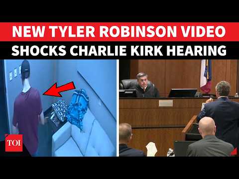 ON CAM: Tyler Robinson 'PACING IN PANIC' Days After Charlie Kirk Shooting; Bombshell Court Video