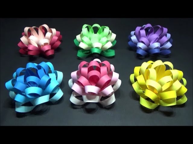 画用紙 簡単 カラフルで可愛いペーパーフラワーの作り方 Diy Drawing Paper How To Make Colorful And Cute Paper Flowers Youtube