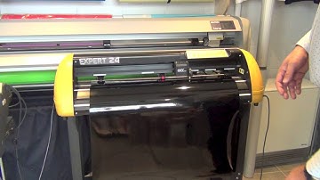 Snijprinter GCC folie monteren