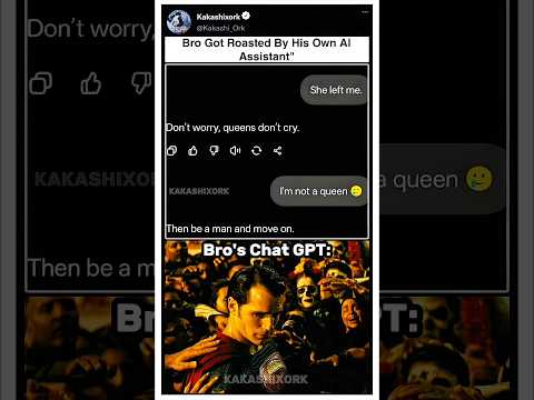 Bro Got Roasted By His Own AI Assistant 💀🤖