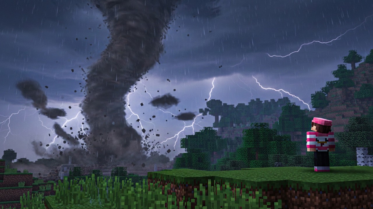 Überleben wir die SCHLIMMSTEN Naturkatastrophen in Minecraft?!