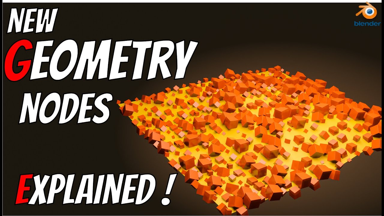 Blender 2 92 Geometry Nodes Explained Urdu Hindi YouTube