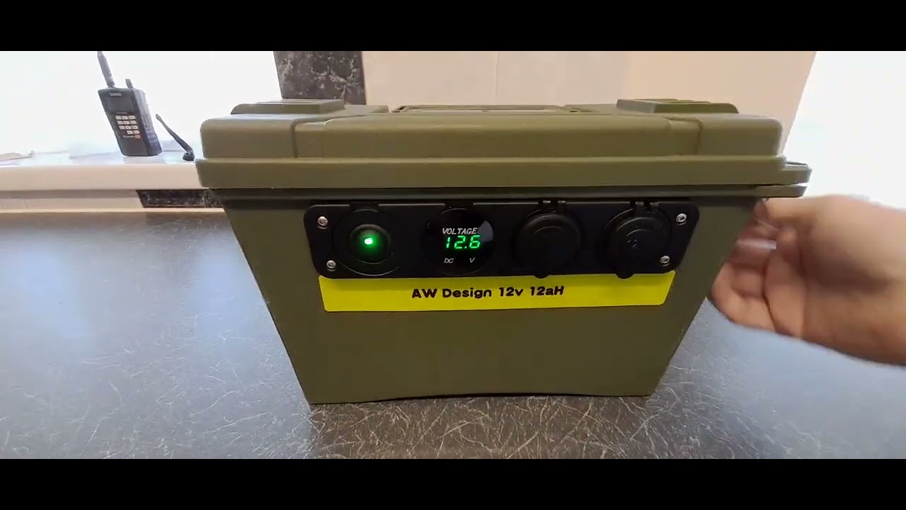 Ammo box power bank custom build camping fishing carpfishing AW