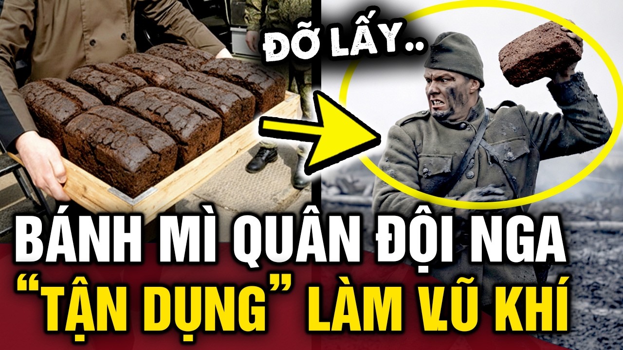 Độc lạ BÁNH MÌ của quân đội Nga, cứng đến mức có thể tận dụng làm V.Ũ KHÍ | Tin 3 Phút Bí Ẩn