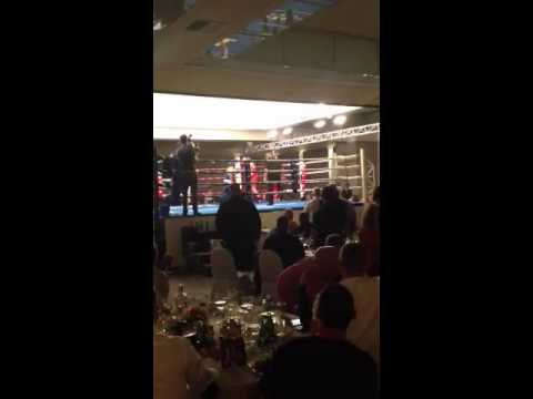Matt Lancley White Collar Boxing Marbella Round 1