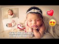 TAZLYN&#39;S FIRST OFFICIAL PHOTOSHOOT!!! *THE CUTEST NEWBORN PHOTOS*