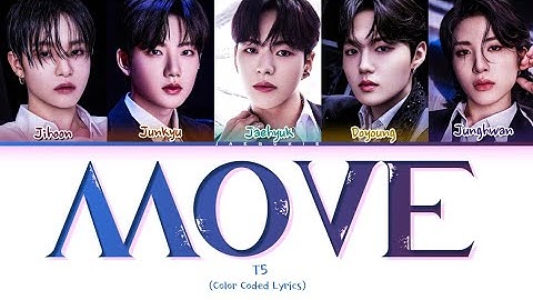 T5 (TREASURE) - MOVE Lyrics (Color Coded Lyrics)