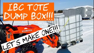 IBC Tote Dump Box!!! #ibctote#ibc