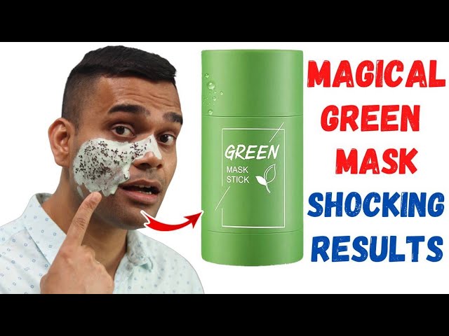 DOES THE MAGIC GREEN STICK MASK WORK?? 😱 