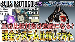 【ブループロトコル】PSO2NGSと課金システムを比較!!衣装ガチャのこれ以上無いお手本かつライバル!!【新作ゲーム情報】