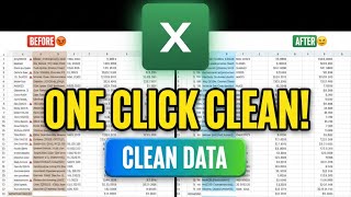 Excel Data Cleaning in ONE CLICK! (Complete VBA Automation Tool)