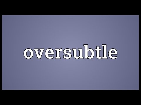 Header of oversubtle