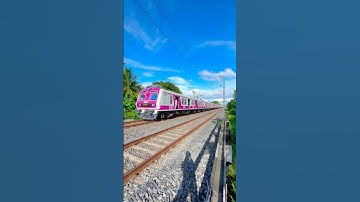 Furious Speedy Pink Emu Beautiful Weather Skip RailGate #shorts #viralvideo #4k #indiantraininfo