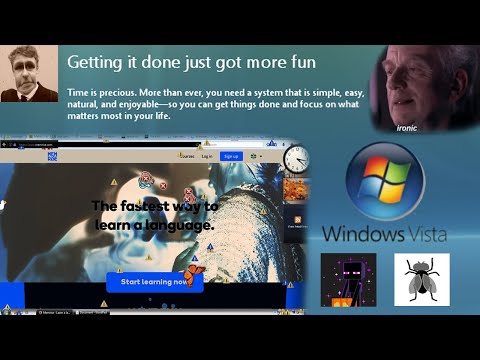 Breaking Windows Vista Again Enderman and FlyTech Style | Aubrey Tech Tips
