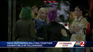 Orlando drag queens rally at state capitol to protest 'Protection of Children' bill
