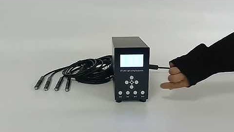 UVLED point light curing machine equipped with LED lights