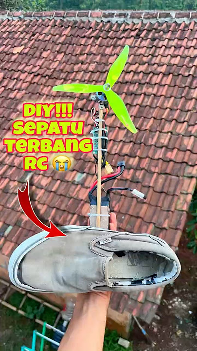 Sepatu terbang rc #diy #idekreatif #rc