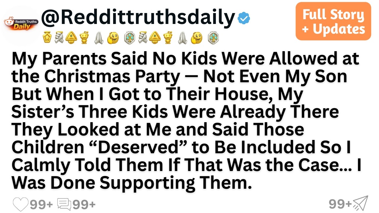 My Parents Said No Kids Were Allowed at the Christmas Party — Not Even My Son But When ...
