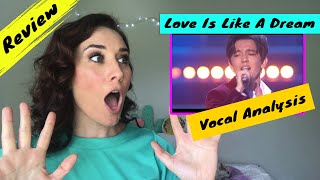 Vocal Coach Reacts Dimash - Love Is Like A Dream | WOW! He was...