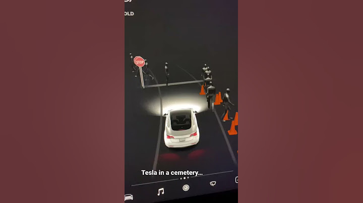 Tesla in a cemetery…
