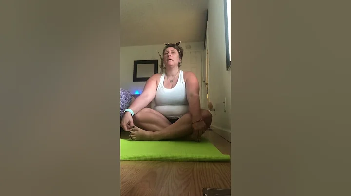 Taking a zoom yoga slow class