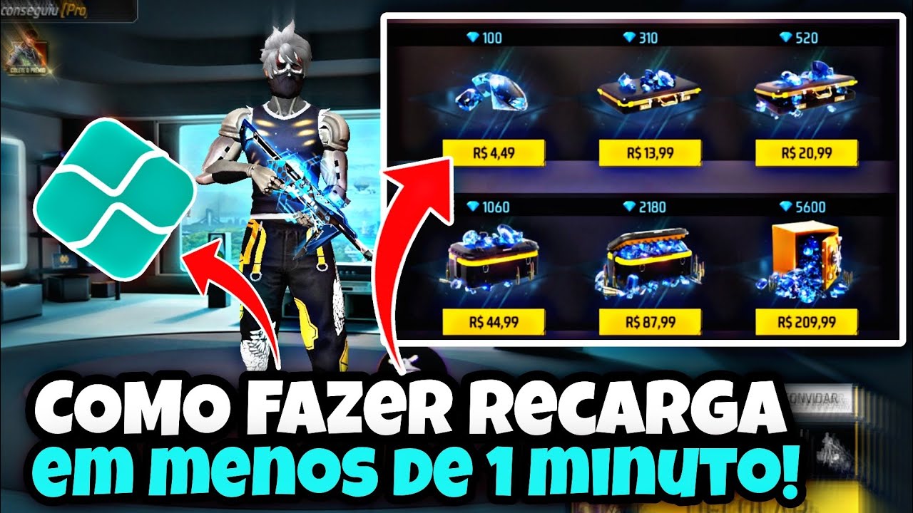 Diamantes Free Fire - Max Recargas Jogos