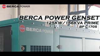 Test Load BERCA POWER GENSET BP C170S