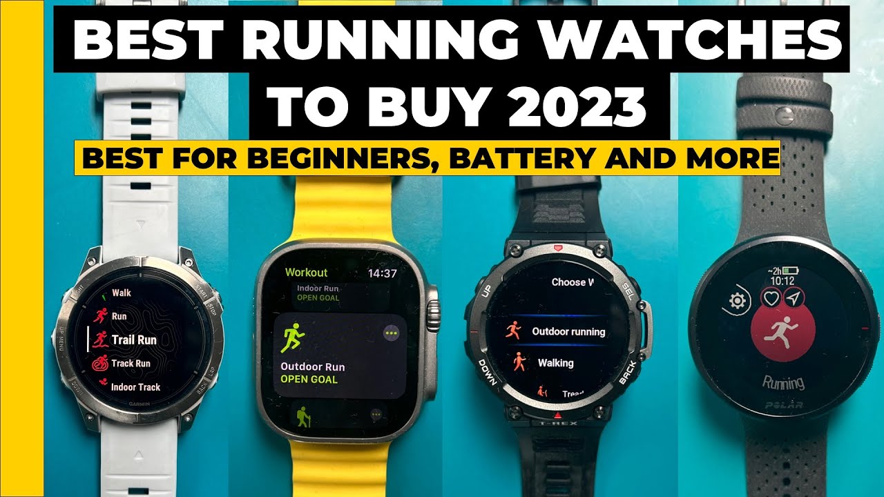 Best Running Watches 2023: Top running watches for beginners, battery life  and more 