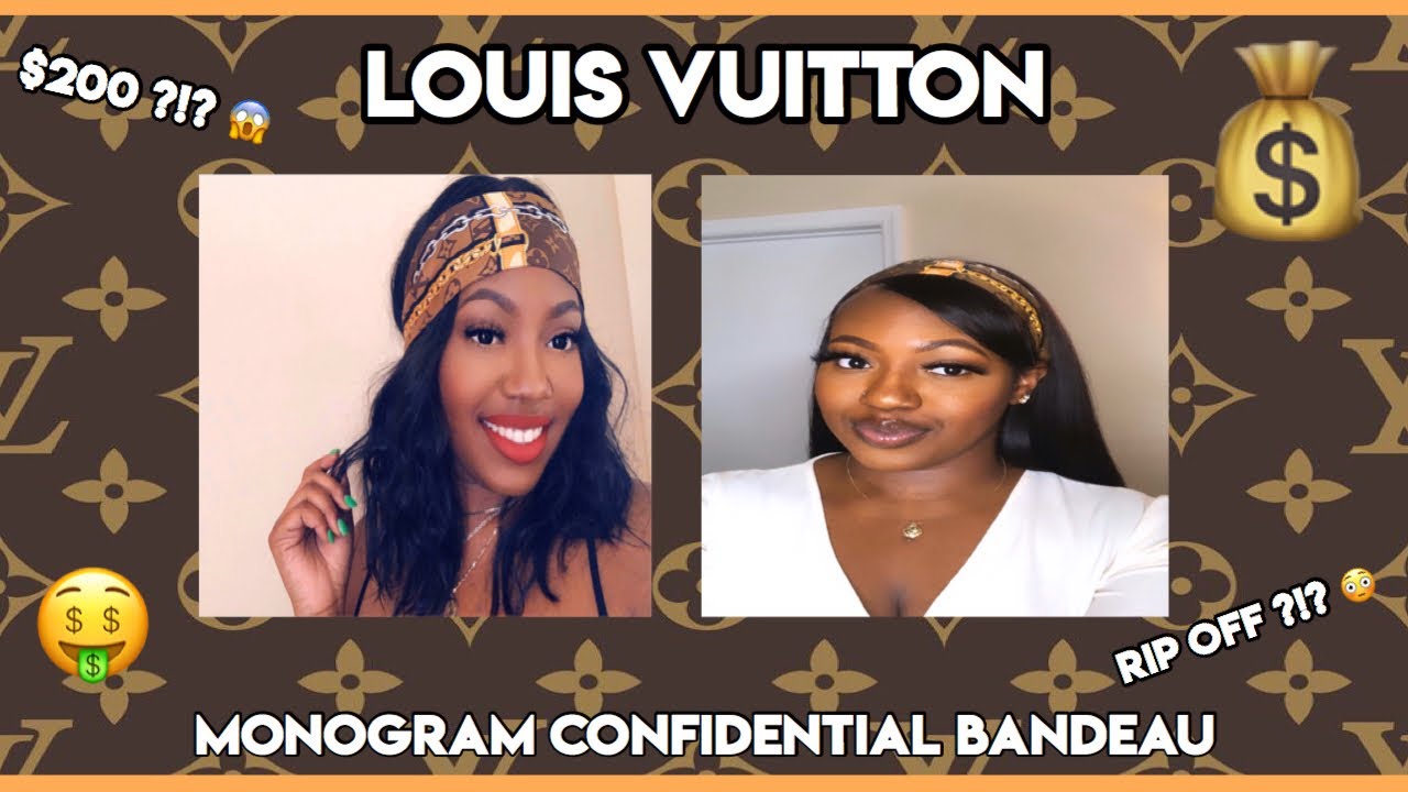 louis vuitton head scarf on straight hair｜TikTok Search