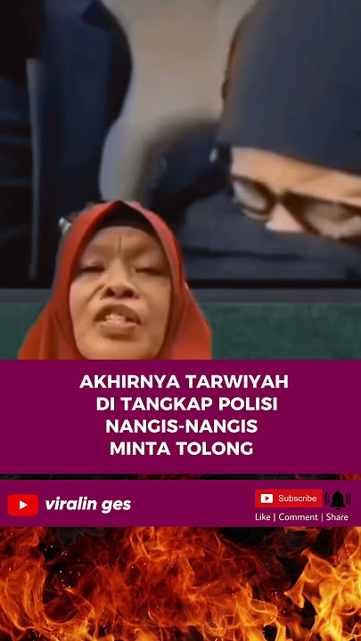 Penangkapan ibu Tarwiyah 'Biadap' #viral #trending #shorts #tarwiyah