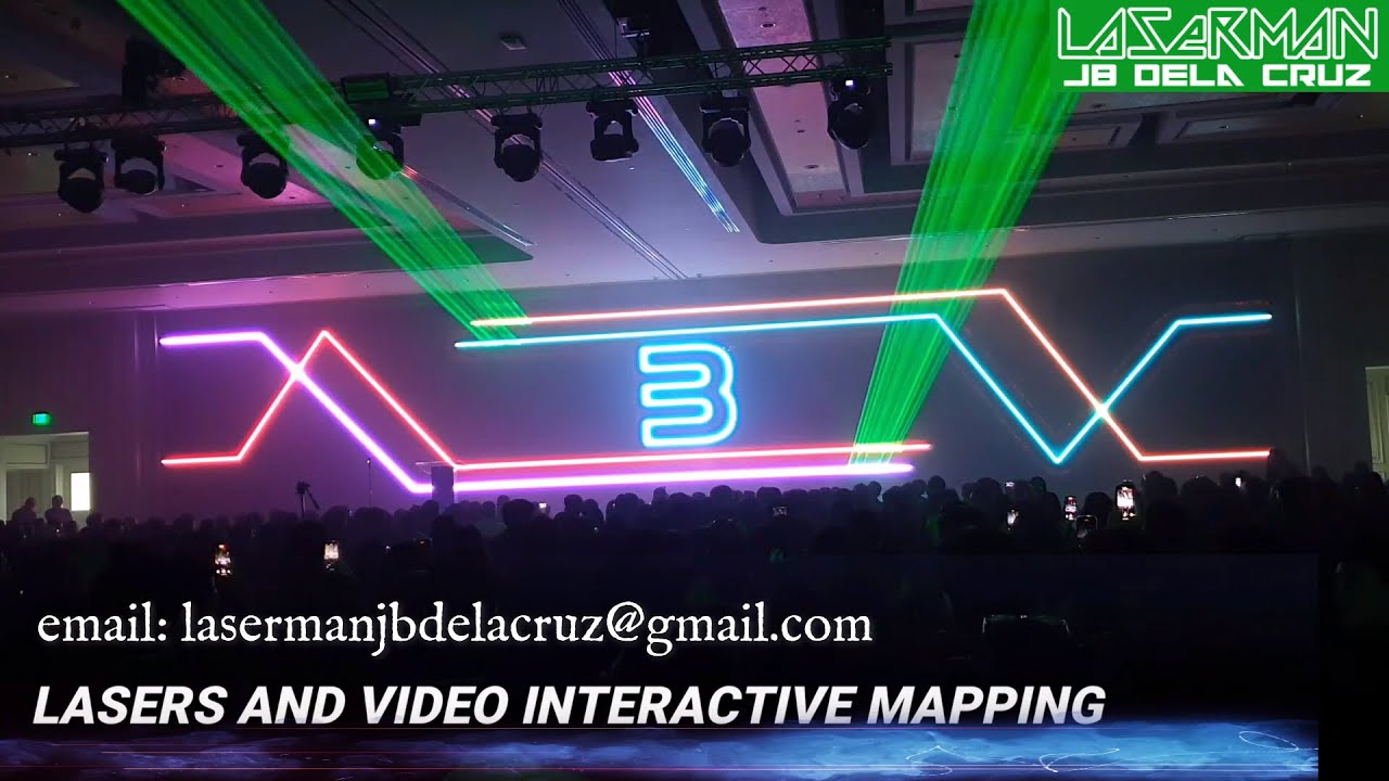 Laser And Video Mapping REEL 2 for your events! by JB Dela Cruz - YouTube