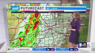 Windy and warm; severe weather threat tonight