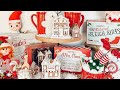 Dollar Tree DIY gingerbread house + Lowe’s DIY tile ornaments