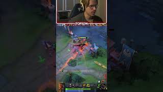 Topson's Valid Crashout (version 2). Topson is MAD because of SUPS in Dota 2 #dota2 #gaming #outplay