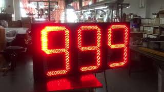 400mm 888 3 digtal Red Yellow Green traffic countdown timer