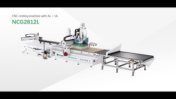 Nanxing CNC Nesting Machine with AL+UL NCG2812L