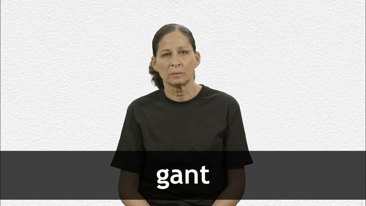 How to pronounce GANT in French YouTube