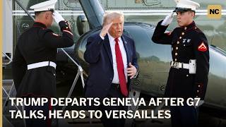 BREAKING: Trump Departs G7 Summit, Boards Air Force One Ahead of Macron Dinner at Versailles | AC1N